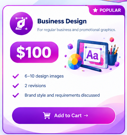 Graphic Designing - Business