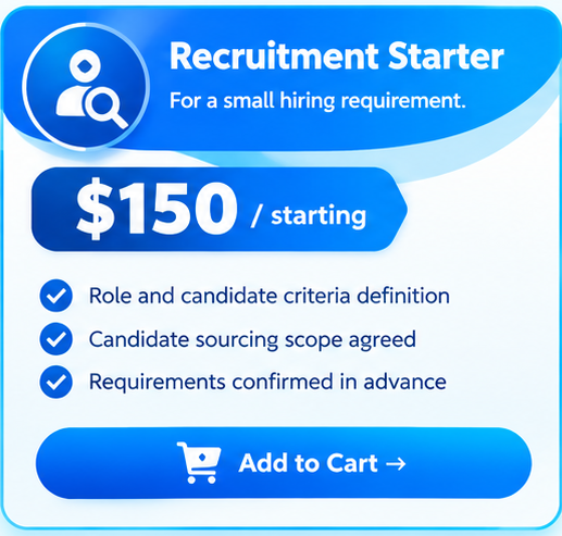HR Solutions - Recruitment Starter