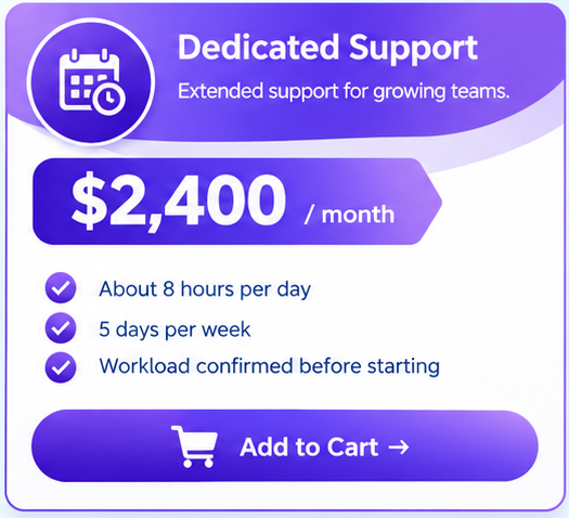 Virtual Assistance - Dedicated