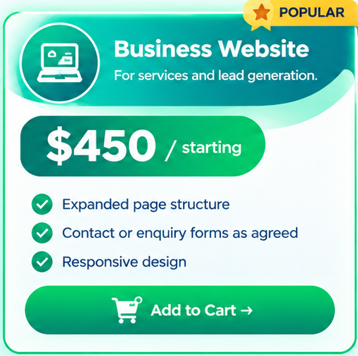 Web / App Creation - Business Website